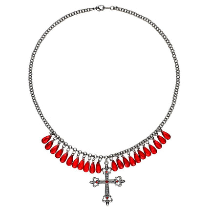 Halloween Ketting Rood Kruis van Widmann koop je bij Partywinkel