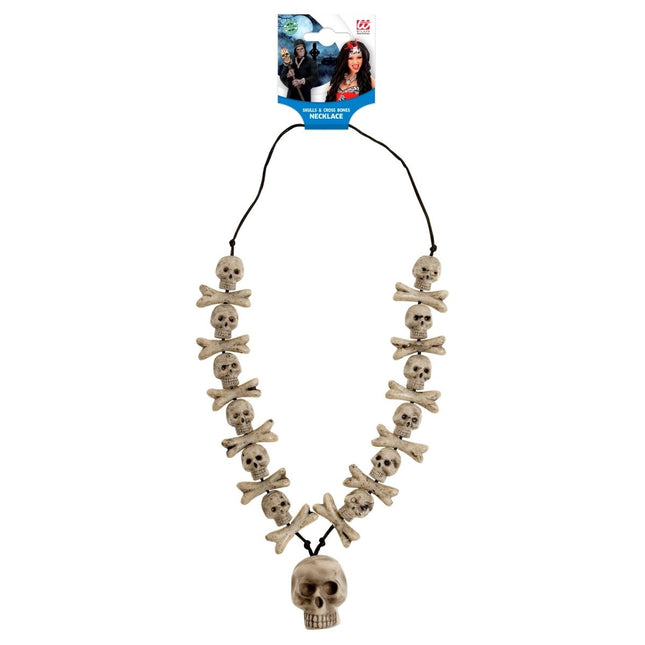 Halloween Ketting Schedels van Widmann koop je bij Partywinkel