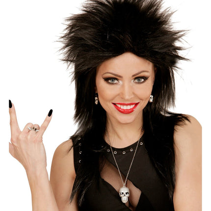 Halloween Ketting Zilver Doodshoofd van Widmann koop je bij Partywinkel