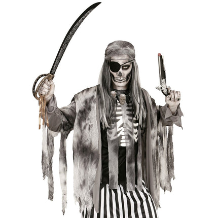 Halloween Ketting Zilver Schedels van Widmann koop je bij Partywinkel