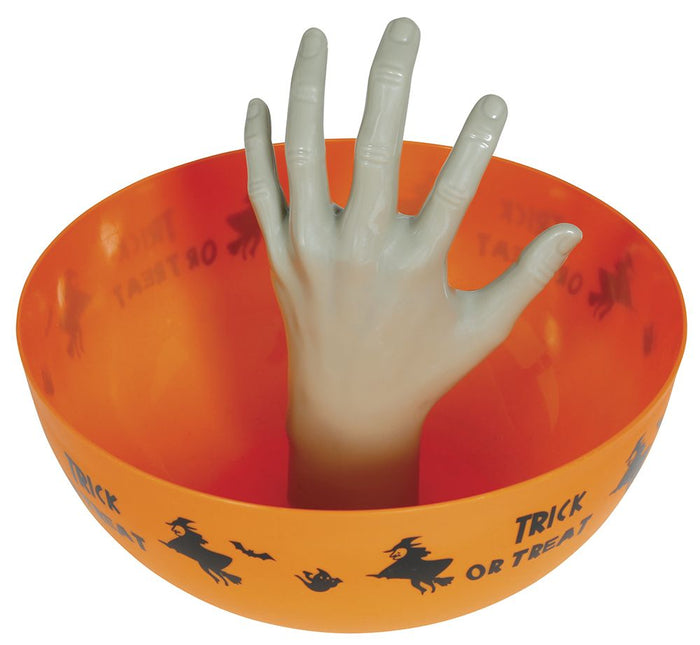 Halloween Kom Met Hand 25cm - Partywinkel - 8434077249796