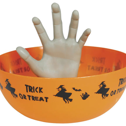 Halloween Kom Met Hand 25cm - Partywinkel - 8434077249796