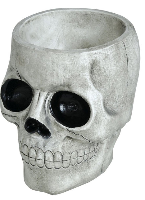 Halloween Kom Schedel 15cm - Partywinkel - 8434077249642