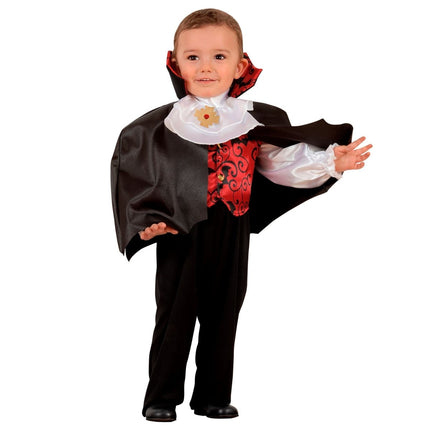 Halloween Kostuum Baby Vampier 4 delig van Widmann koop je bij Partywinkel