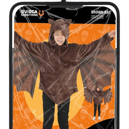 Halloween Kostuum Bruin Kind Vleermuis van Fiestas Guirca koop je bij Partywinkel