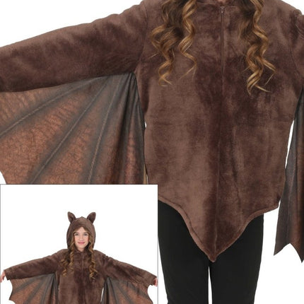 Halloween Kostuum Bruin Kind Vleermuis van Fiestas Guirca koop je bij Partywinkel