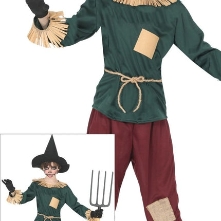 Halloween Kostuum Gekleurd Kind Vogelverschrikker van Fiestas Guirca koop je bij Partywinkel