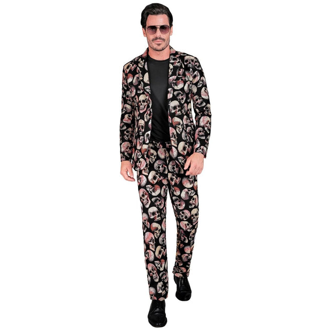 Halloween Kostuum Heren Schedel van Widmann koop je bij Partywinkel