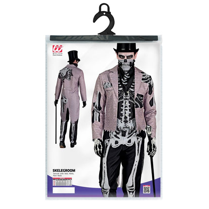 Halloween Kostuum Heren Skelet Bruidegom van Widmann koop je bij Partywinkel