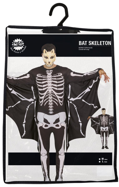Halloween Kostuum Heren Vleermuis Skelet van Fiestas Guirca koop je bij Partywinkel