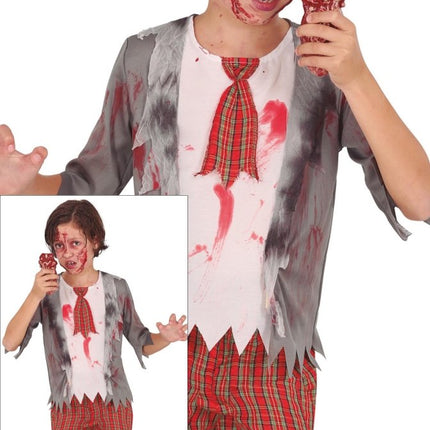 Halloween Kostuum Jongen Zombie Scholier van Fiestas Guirca koop je bij Partywinkel