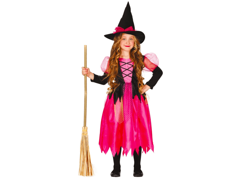 Halloween Kostuum Kind Heks Roze van Fiestas Guirca koop je bij Partywinkel