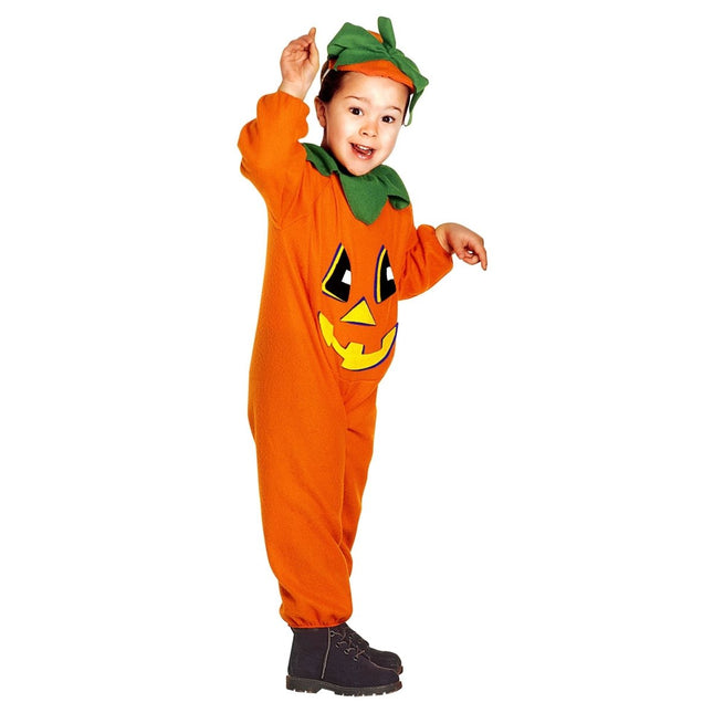 Halloween Kostuum Oranje Baby Pompoen 2 delig van Widmann koop je bij Partywinkel