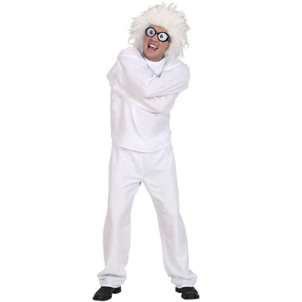 Halloween Kostuum Wit Heren Gek van Widmann koop je bij Partywinkel
