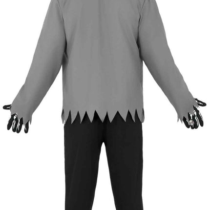 Halloween Kostuum Wit Zwart Heren Skelet 3 delig van Fiestas Guirca koop je bij Partywinkel