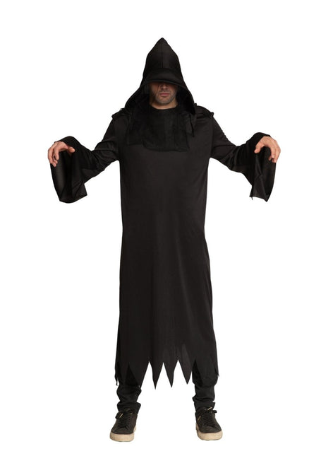 Halloween Kostuum Zwart Magere Hein van Partychimp koop je bij Partywinkel