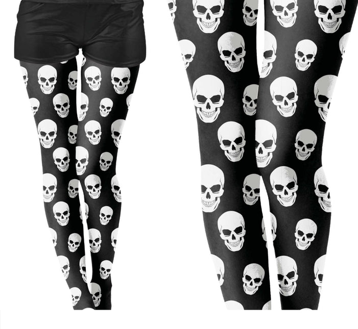 Halloween Legging Doodshoofd van Fiestas Guirca koop je bij Partywinkel