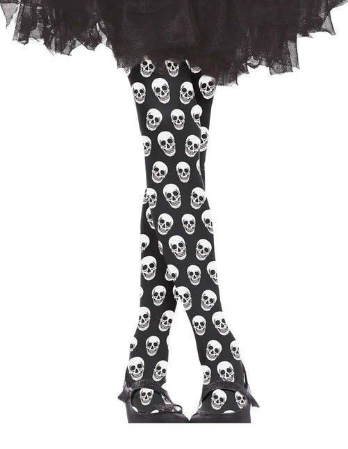 Halloween Legging Doodshoofd Kind van Fiestas Guirca koop je bij Partywinkel