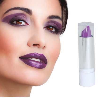 Halloween Lippenstift Paars - Partywinkel - 8434077154595