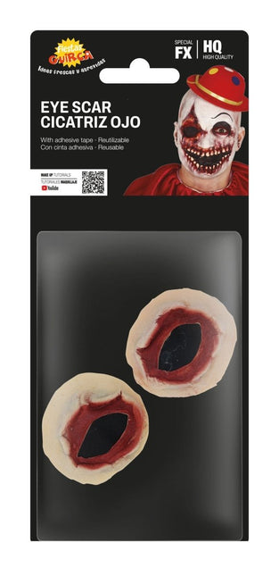 Halloween Litteken Oog van Fiestas Guirca koop je bij Partywinkel