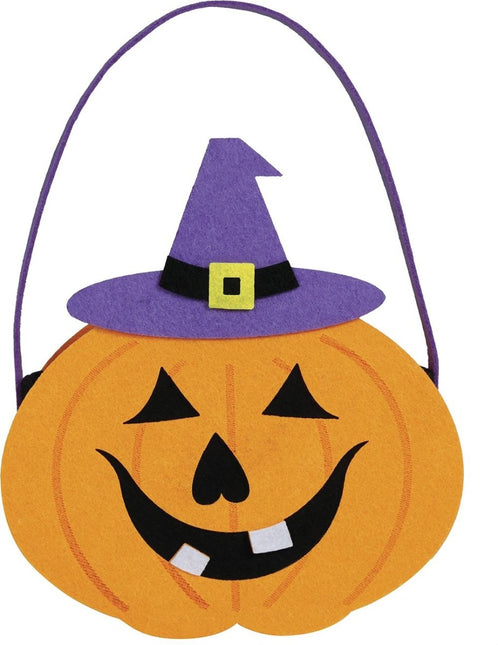 Halloween Mand Pompoen 18cm - Partywinkel - 8434077249857