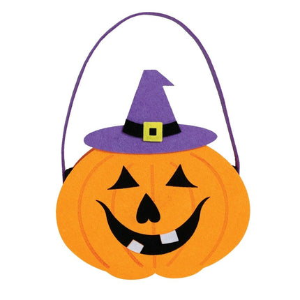 Halloween Mand Pompoen 18cm - Partywinkel - 8434077249857