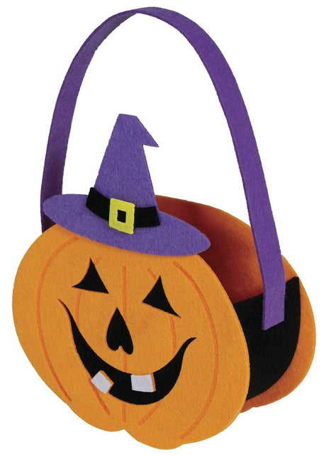 Halloween Mand Pompoen 18cm - Partywinkel - 8434077249857