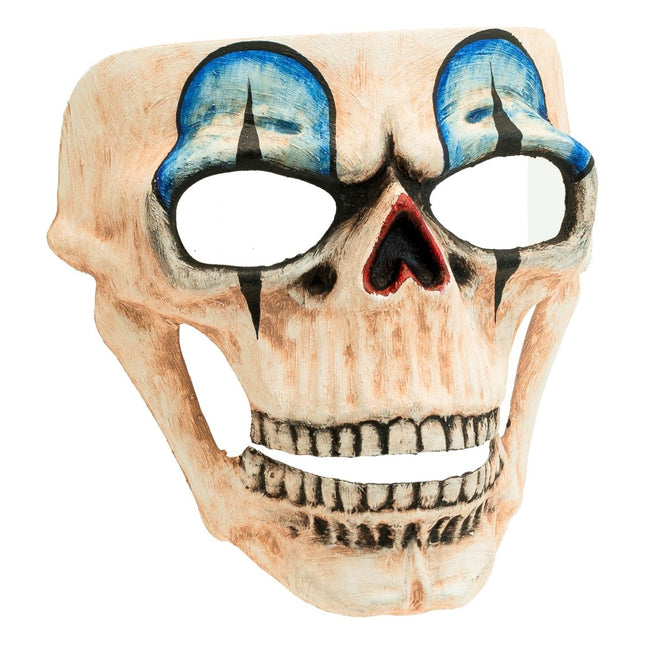 Halloween Masker Blauw Schedel van Widmann koop je bij Partywinkel