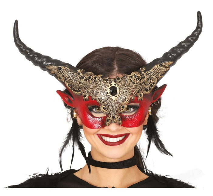 Halloween Masker Hoorns - Partywinkel - 8434077120699