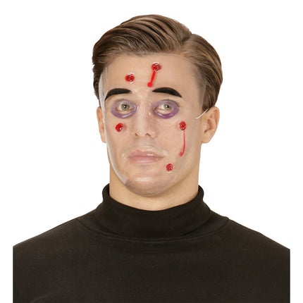 Halloween Masker Kogelgaten van Widmann koop je bij Partywinkel