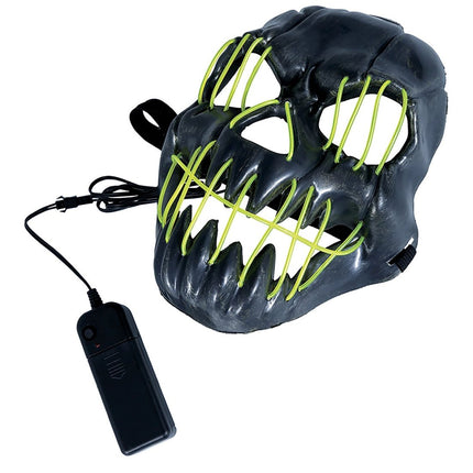 Halloween Masker Lachend Met Licht van Fiestas Guirca koop je bij Partywinkel