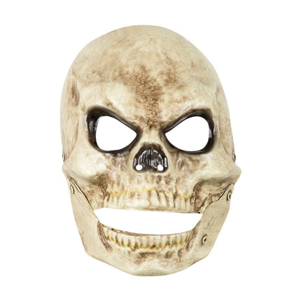 Halloween Masker Schedel Beweegbare Kaak van Boland koop je bij Partywinkel