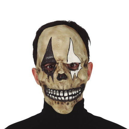 Halloween Masker Schedel Harlekijn van Fiestas Guirca koop je bij Partywinkel