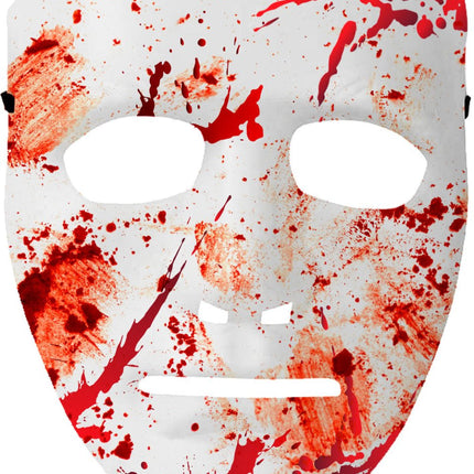 Halloween Masker Wit Bloederig van Fiestas Guirca koop je bij Partywinkel