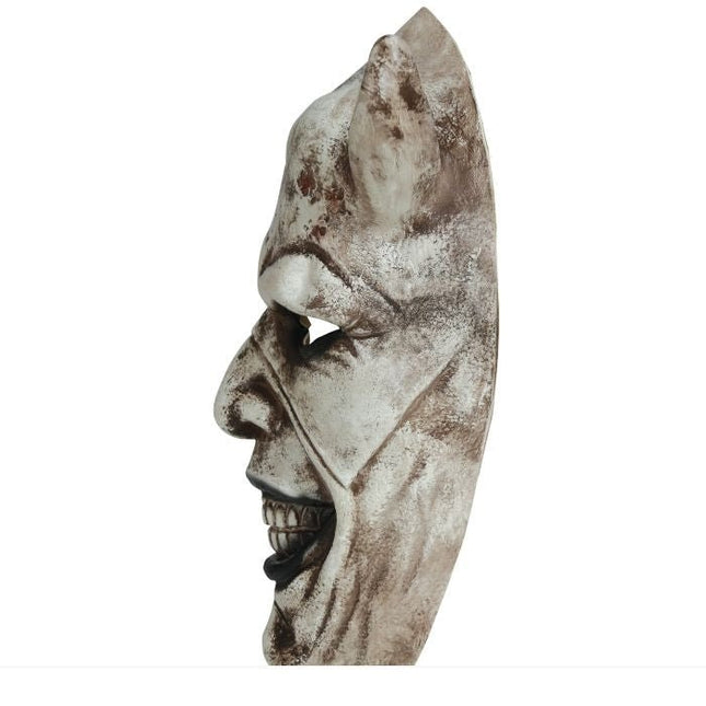 Halloween Masker Wit Duivel - Partywinkel - 8434077205464