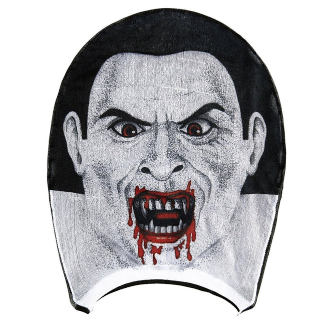 Halloween Masker Wit Vampier Stof van Widmann koop je bij Partywinkel