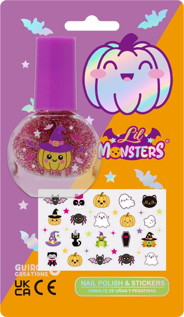 Halloween Nagelstickers Kind Monsters van Fiestas Guirca koop je bij Partywinkel