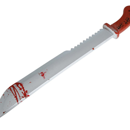 Halloween Nep Machete Met Zaag 60cm - Partywinkel - 8434077161425