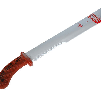 Halloween Nep Machete Met Zaag 60cm - Partywinkel - 8434077161425