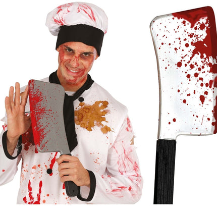 Halloween Nep Mes Bloederig 40cm - Partywinkel - 8434077190944