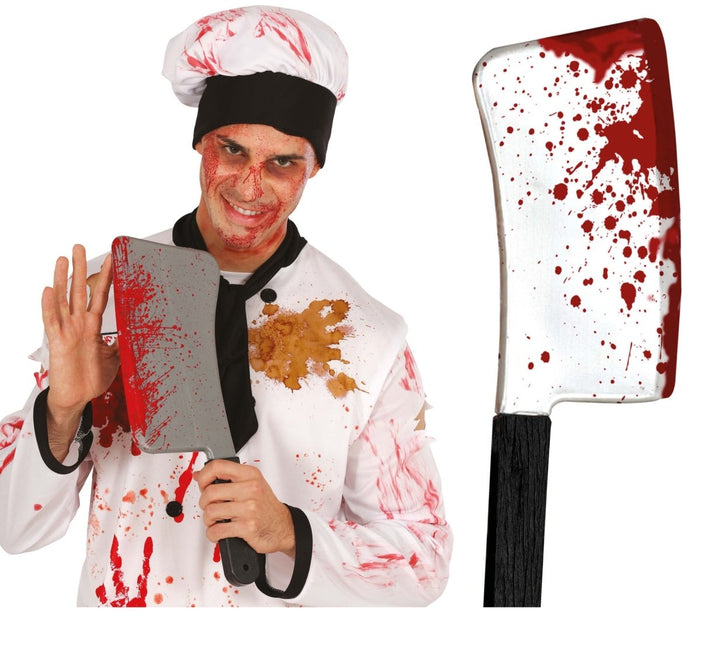Halloween Nep Mes Bloederig 40cm - Partywinkel - 8434077190944