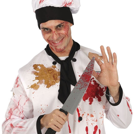 Halloween Nep Mes Bloederig 42cm - Partywinkel - 8434077190937