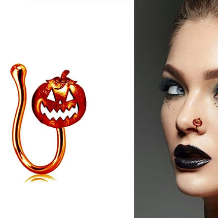 Halloween Nep Piercing Pompoen - Partywinkel - 8434077269022