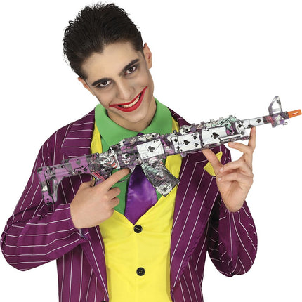 Halloween Nep Pistool Paars 62cm - Partywinkel - 8434077162033