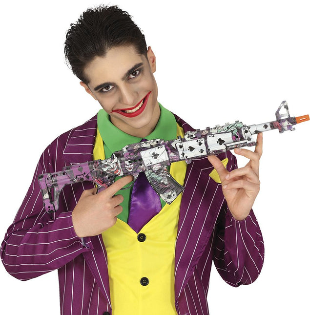 Halloween Nep Pistool Paars 62cm - Partywinkel - 8434077162033