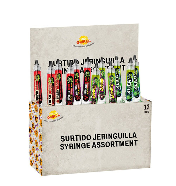 Halloween Nep Spuit Nep Bloed 12st van Fiestas Guirca koop je bij Partywinkel