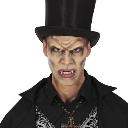 Halloween Nep Tanden Zilver - Partywinkel - 8434077209035