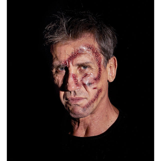 Halloween Nep Tattoos Rood Nietjes En Hechtingen van Widmann koop je bij Partywinkel