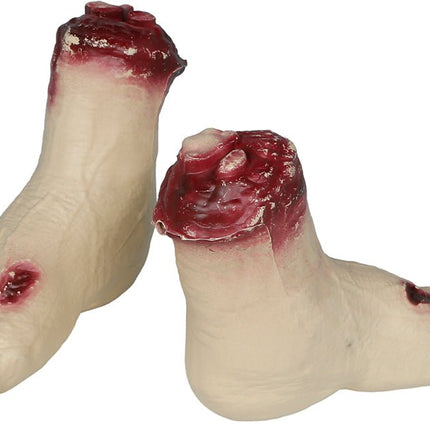 Halloween Nep Voet Afgehakt 25cm van Fiestas Guirca koop je bij Partywinkel
