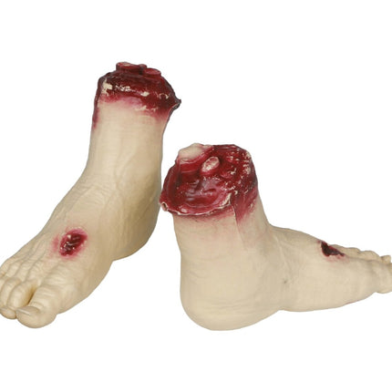 Halloween Nep Voet Afgehakt 25cm van Fiestas Guirca koop je bij Partywinkel
